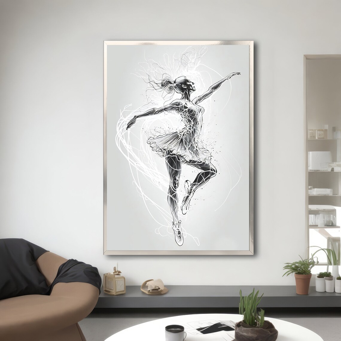 Abstract Ballet Dancer, Modern Dance Art - Image 3