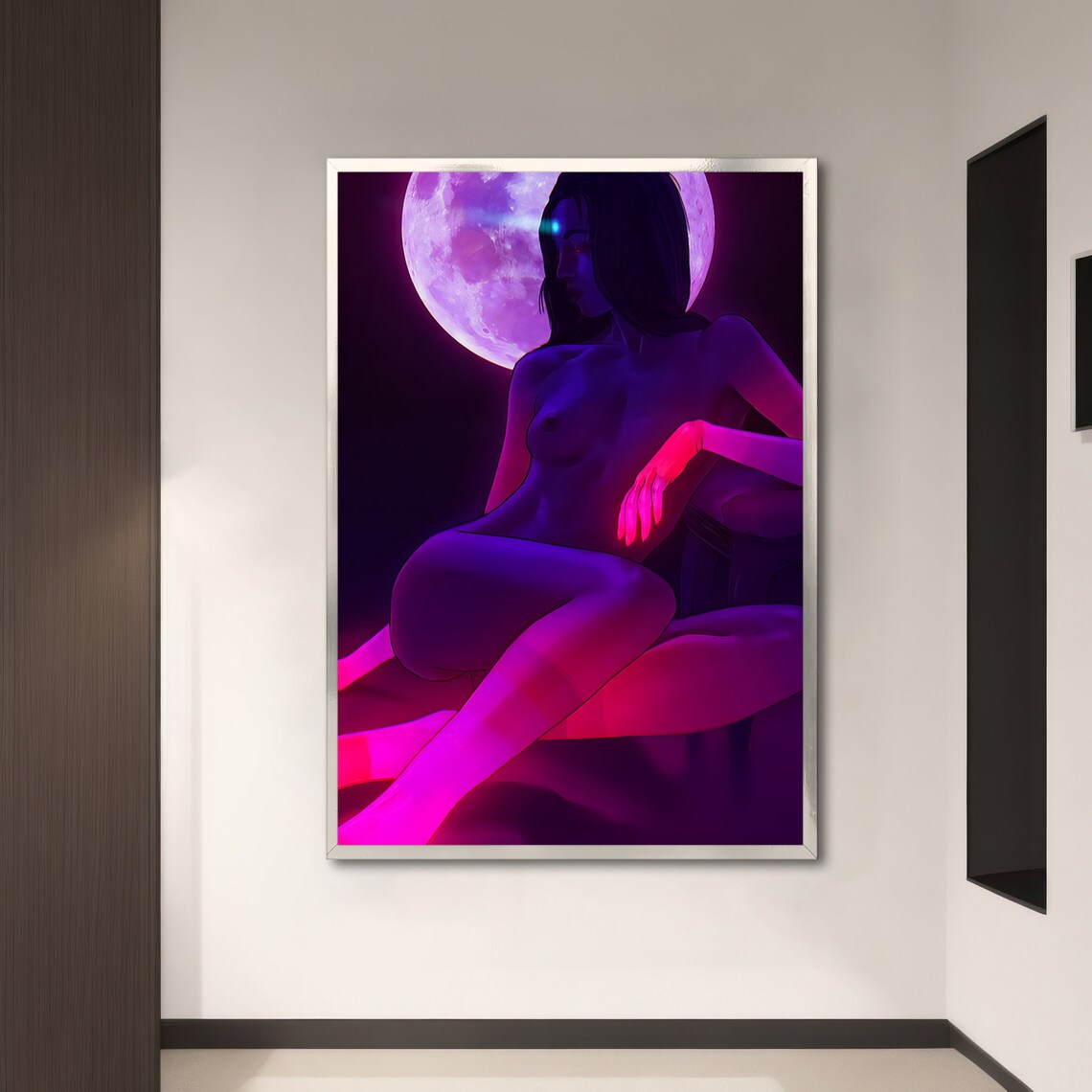 Moonlit Seduction - Traditional Travel Poster - Image 3