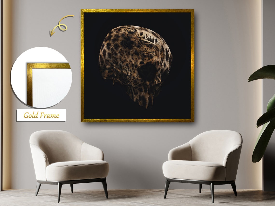 Leopard Print Skull - Wild Beauty Decor - Image 5