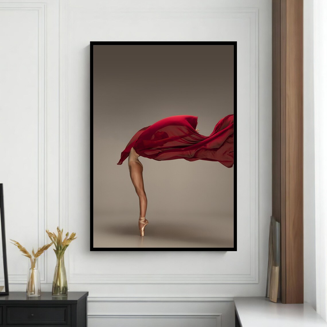 Graceful Ballet Dancer, Modern Elegant Home Decor - Image 4
