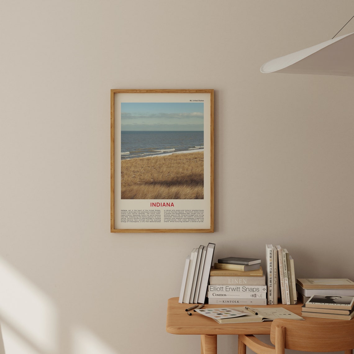 Indiana Print Film Photo Indiana Wall Art Indiana Poster Indiana Photo Indiana Poster Print Indiana Wall Decor Usa Poster Indiana Art - Image 2