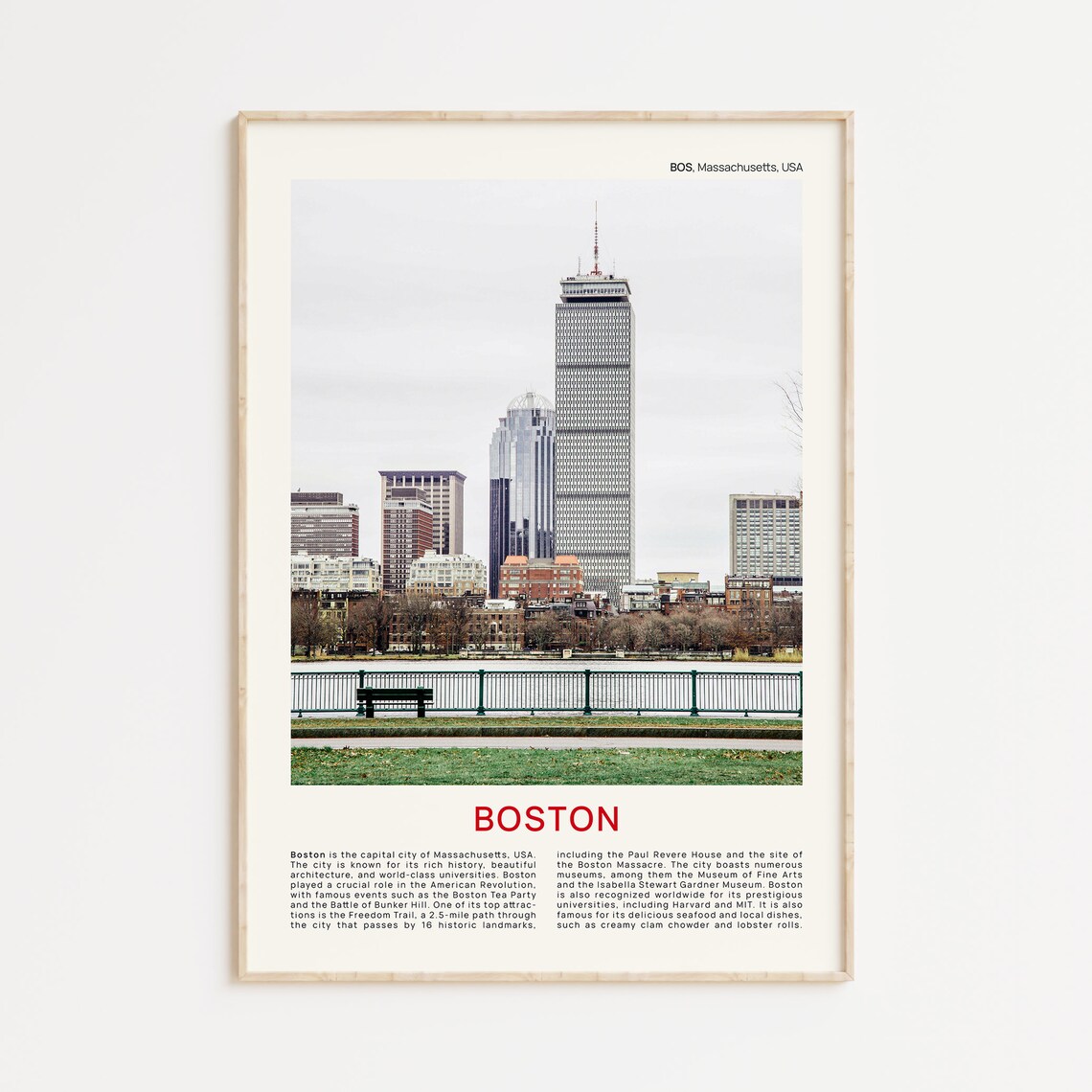 Boston Print Film Photo Boston Wall Art Boston Poster Boston Photo Boston Poster Print Massachusetts Wall Decor Usa Poster Print