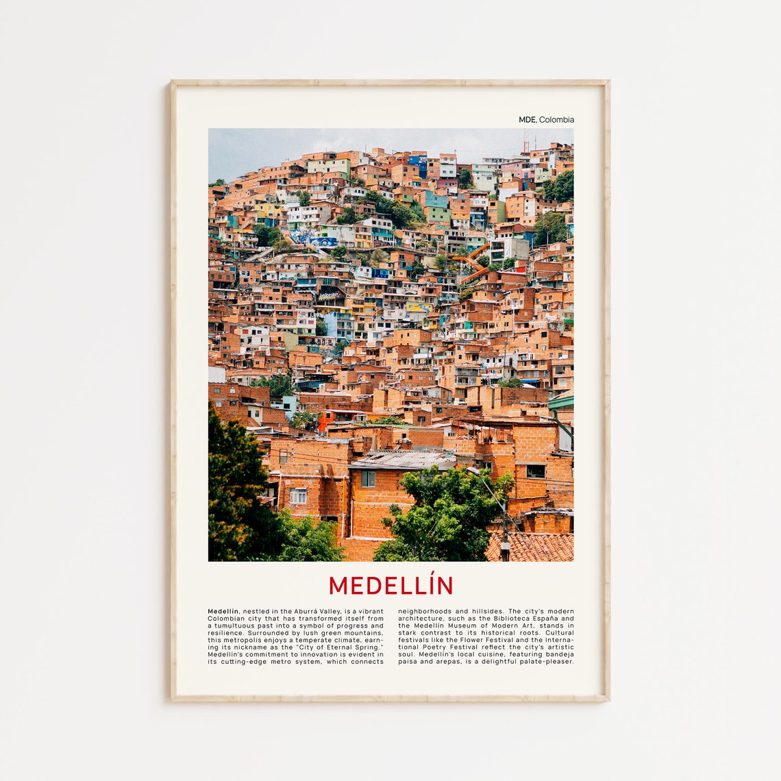 Medellin Print Film Photo Medelln Wall Art Medellin Poster Medellin Photo Medellin Poster Print Colombia Wall Decor Colombia Poster