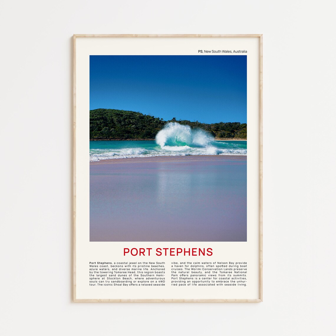 Port Stephens Print Film Photo Port Stephens Wall Art Port Stephens Poster Port Stephens Photo Port Stephens Poster Print Nsw Australia