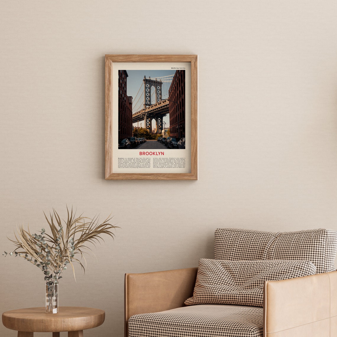 Brooklyn Print Film Photo Brooklyn Wall Art Brooklyn Poster Brooklyn Photo Brooklyn Poster Print New York Wall Decor Usa Poster Print - Image 3