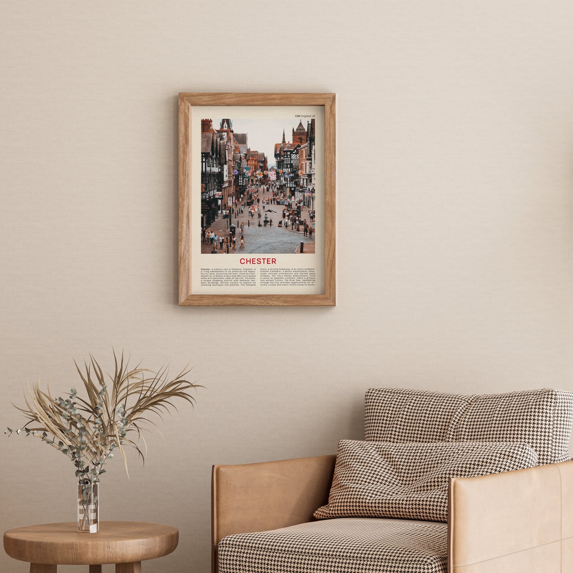 Chester Print Film Photo Chester Wall Art Chester Poster Chester Photo Chester Poster Print Uk Wall Decor United Kingdom Poster Print - Image 3