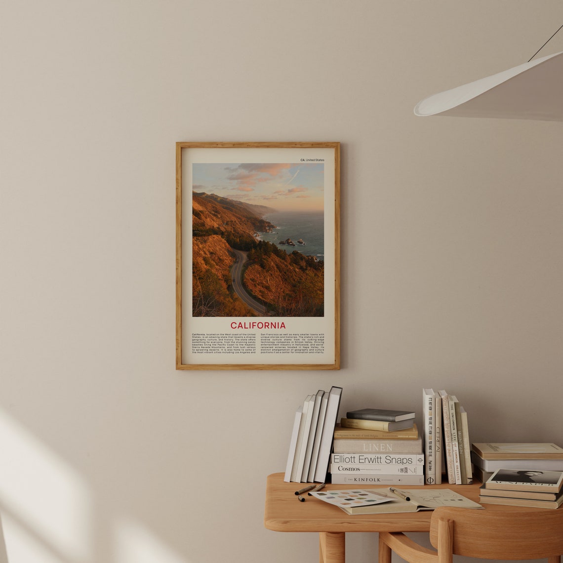 California Coastal Highway Sunset Cliffs Ocean Drive Photo Poster - Image 2