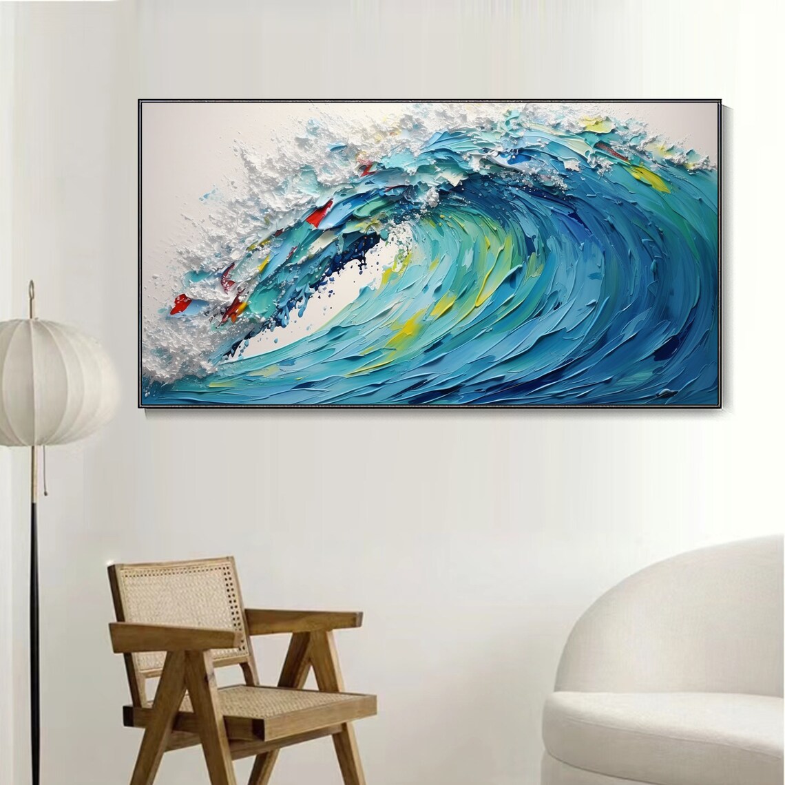 Abstract Seascape Wall Art Print, Minimalist Decor - Image 4