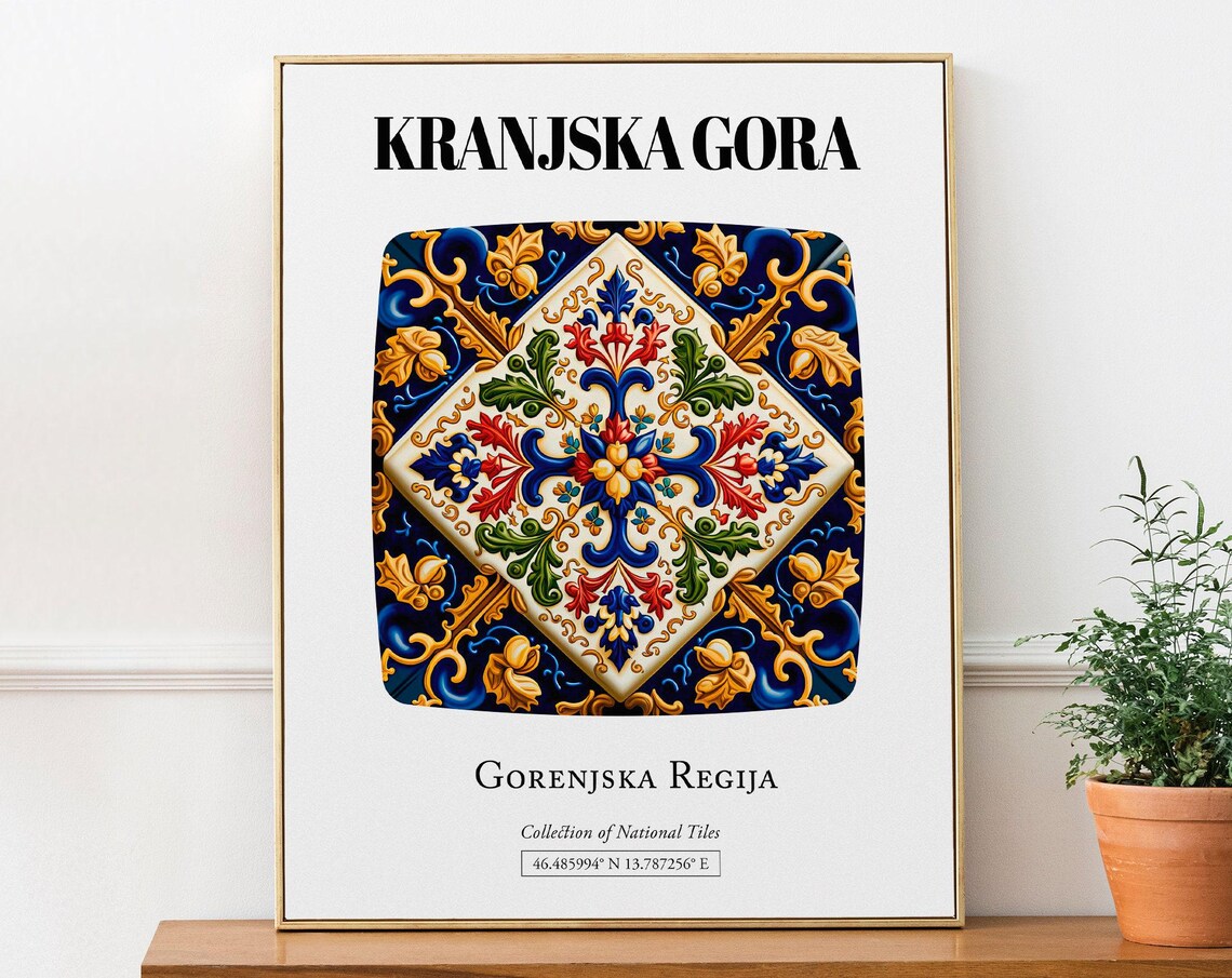 Kranjska Gora Gorenjska Regija Slovenia Travel Poster