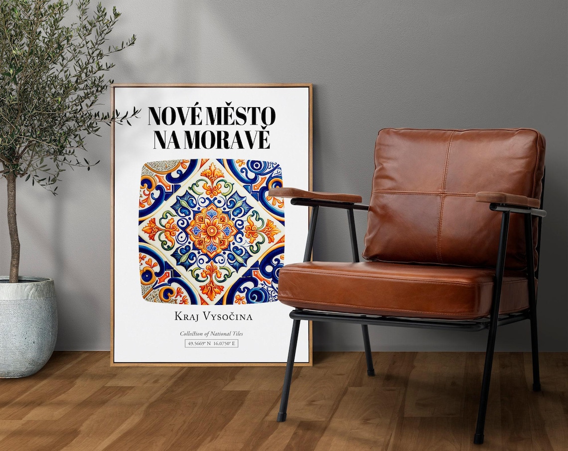 Nov Msto Na Morav, Czech Republic Travel Poster
