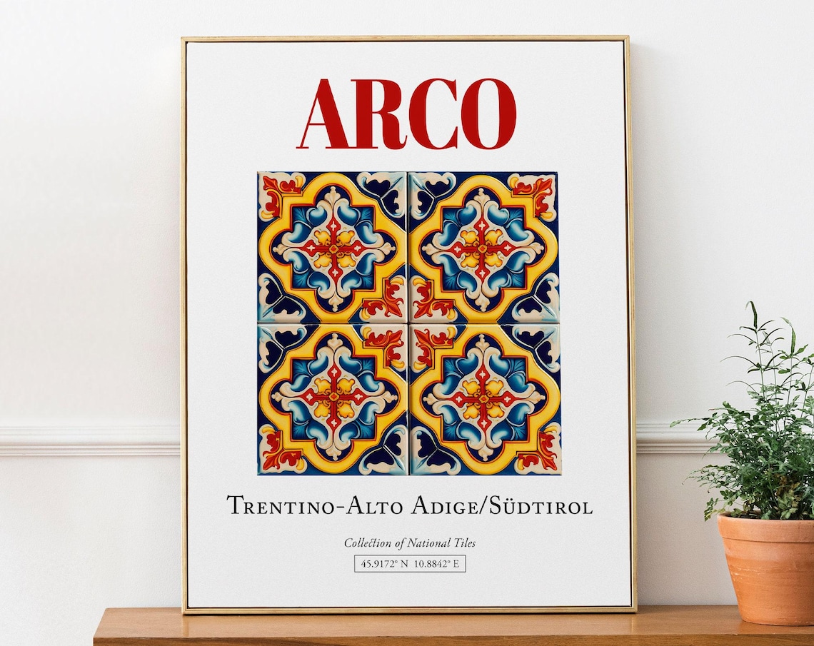 Arco Trentino-Alto Adige-Südtirol Italy Travel Poster