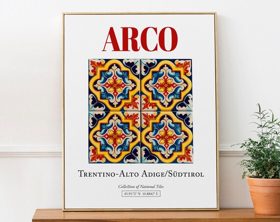 Arco Trentino-Alto Adige-Südtirol Italy Travel Poster