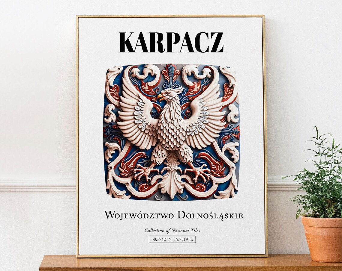 Karpacz Wojewdztwo Dolnolskie Tile Pattern Art Print
