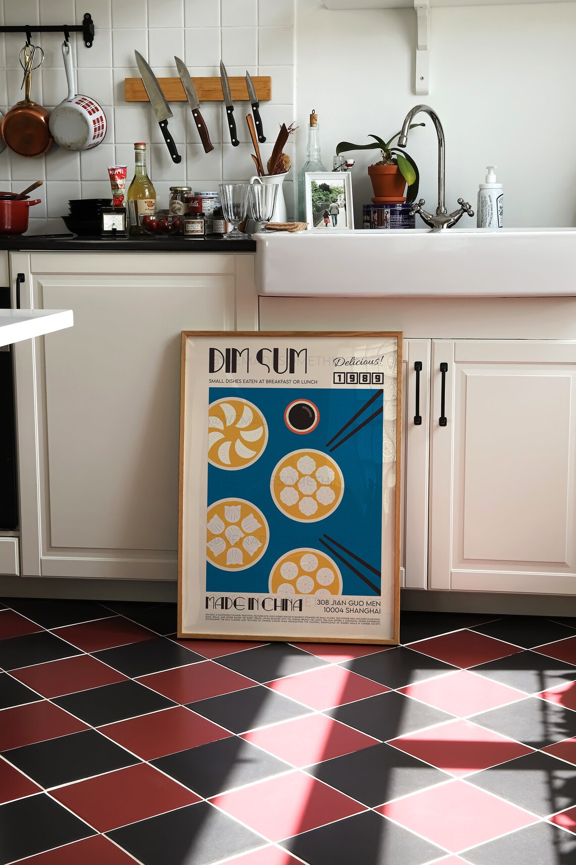 Dim Sum Kitchen Retro Exhibition Art Print - Image 5