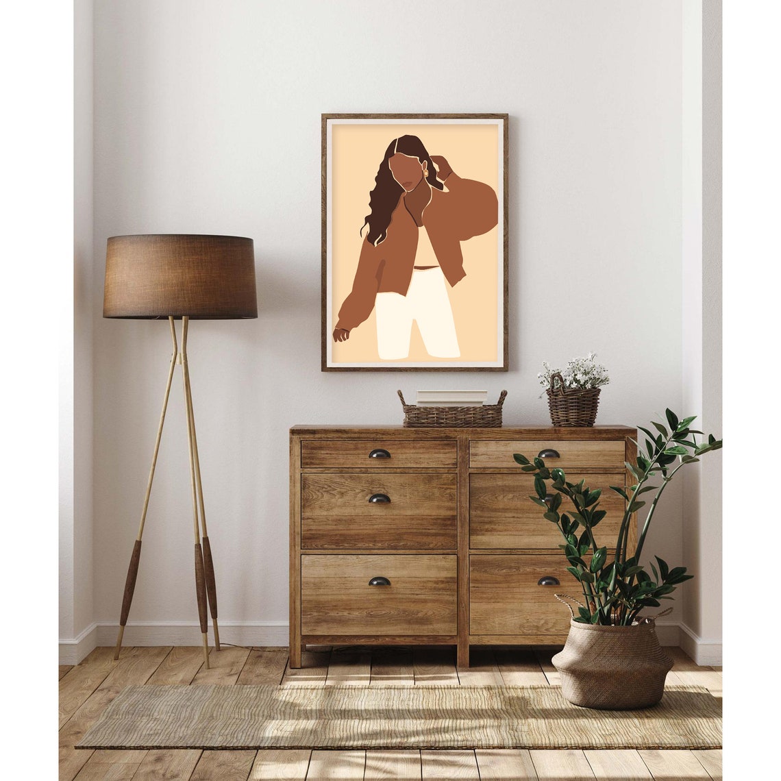 Inspirational Female No 2 Black Woman Wall Art Fashion Wall Art Aesthetic Room Decor Feminist Art Black Girl Art Feminist Gift - Image 2