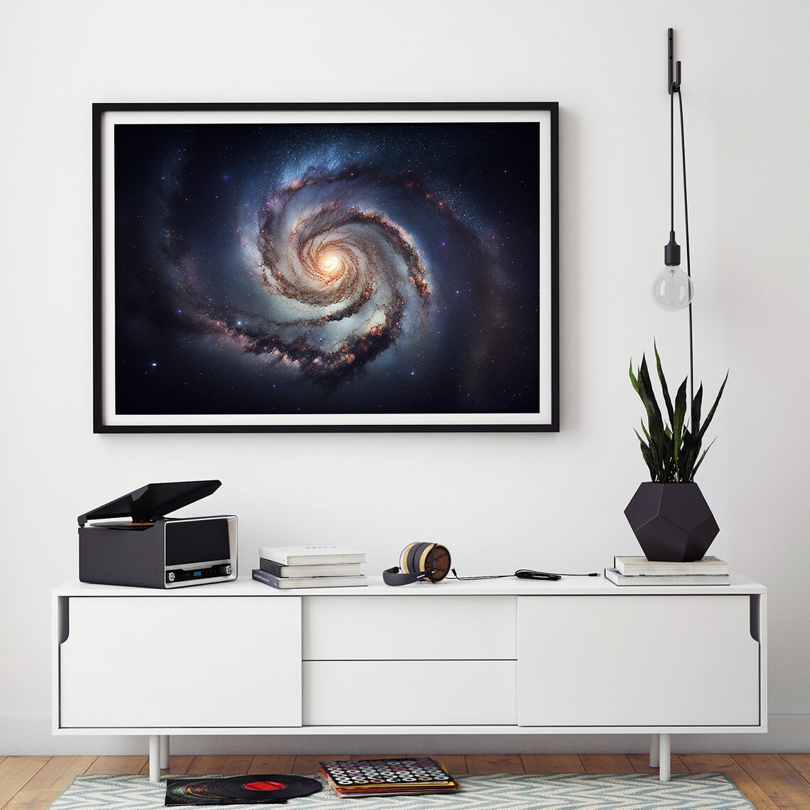 Milky Way Astronomy Travel Poster, Outer Space - Image 2