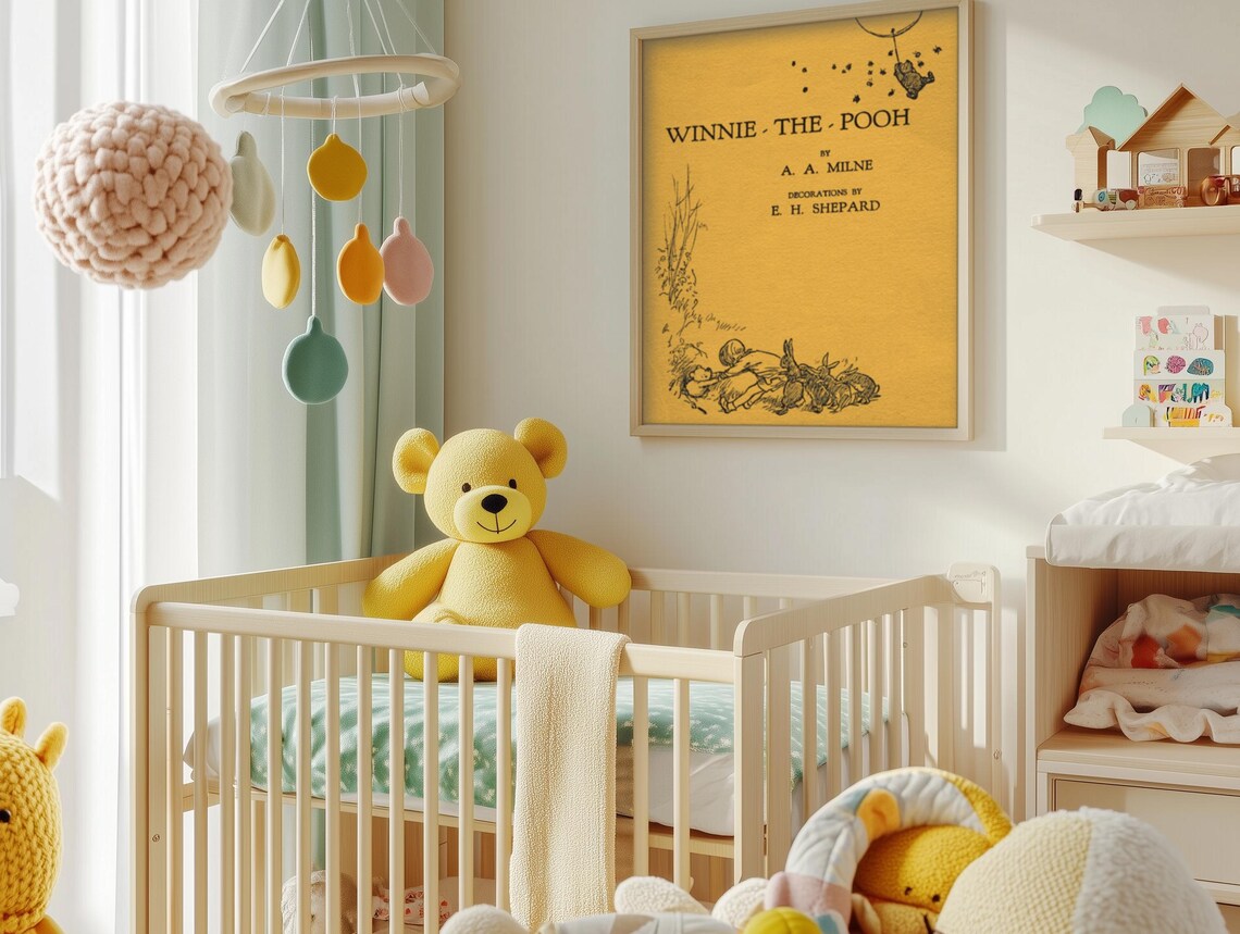 Vintage Winnie The Pooh Book Cover Art Print - Image 4