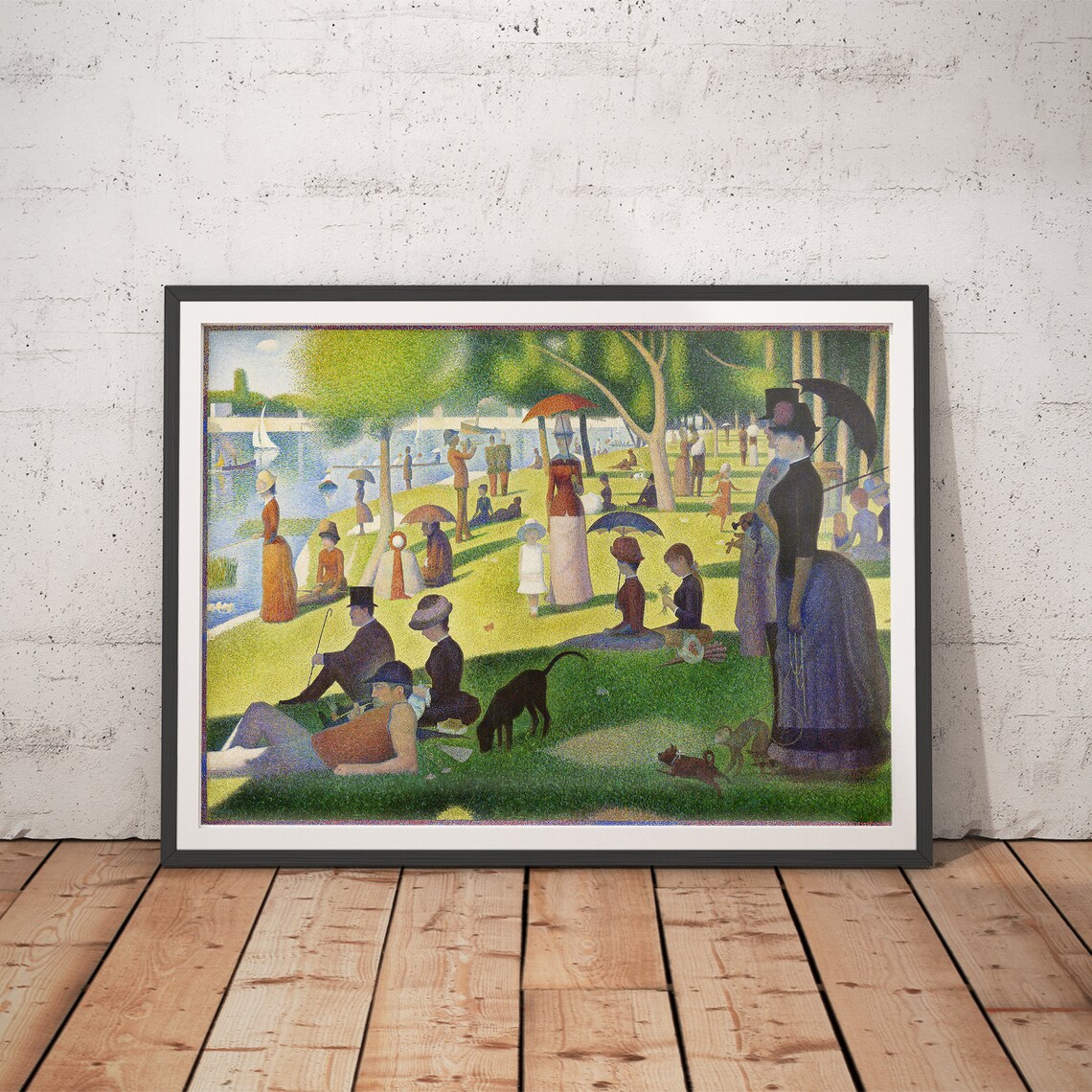 A Sunday On La Grande Jatte, Seurat Vintage Art Print