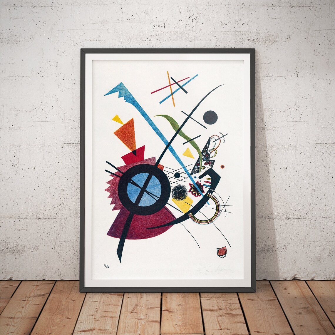 Violet Print Wassily Kandinsky Vintage Wall Art Classic Paintings Renaissance Prints Large Home Decor