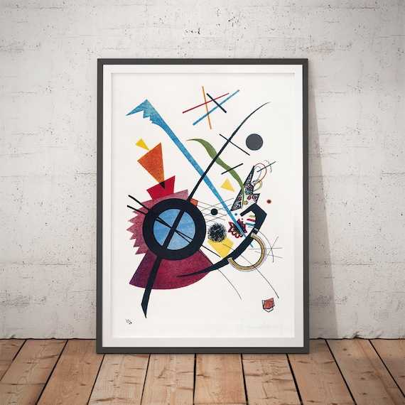 Wassily Kandinsky Violet Geometric Abstract Color Study Art Poster