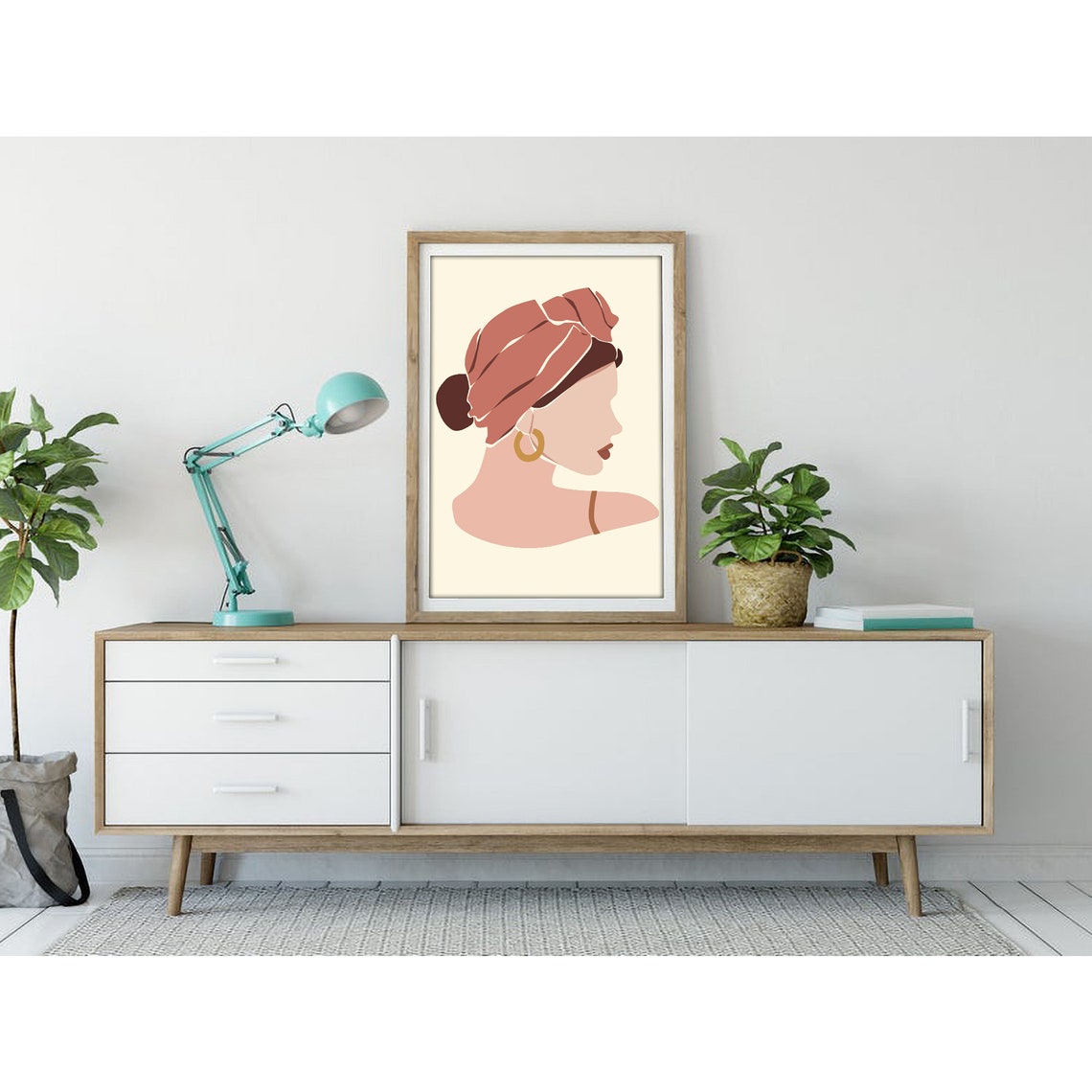 Inspirational Female No 8 Aesthetic Room Decor Minimalist Wall Art Trending Now Minimal Wall Art Bathroom Prints - Image 3