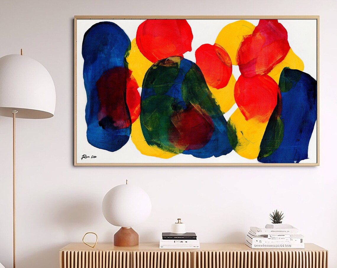 Abstract Art by Ron Deri, Modern Wall Art Print - Image 2