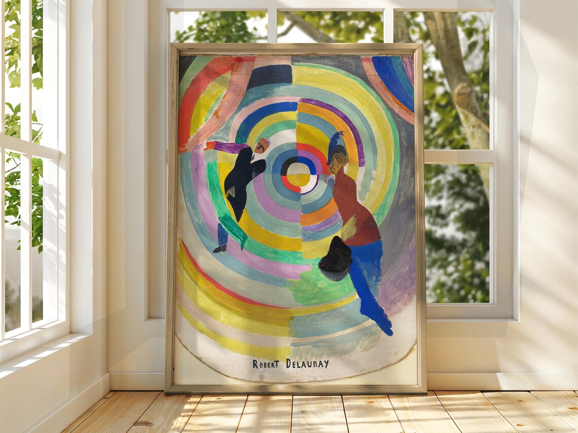 Robert Delaunay Art Poster Exhibition Gallery Print Famous Abstract Orphism