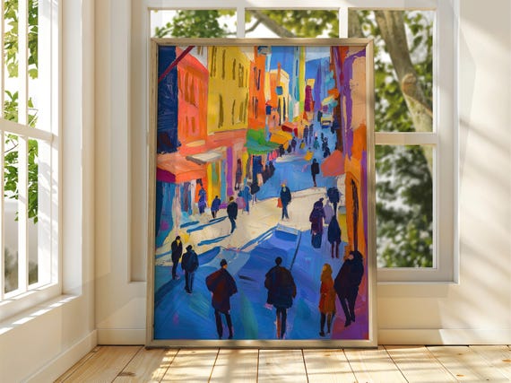 Henri Matisse Style Street Art Exhibition Print Gallery Classic Fauvism Painting