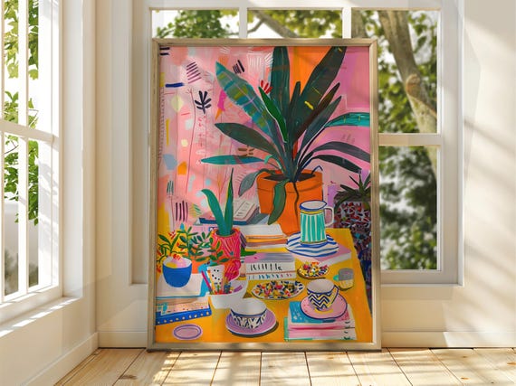 Henri Matisse Kitchen Poster Exhibition Gallery Print Famous Art Oranges