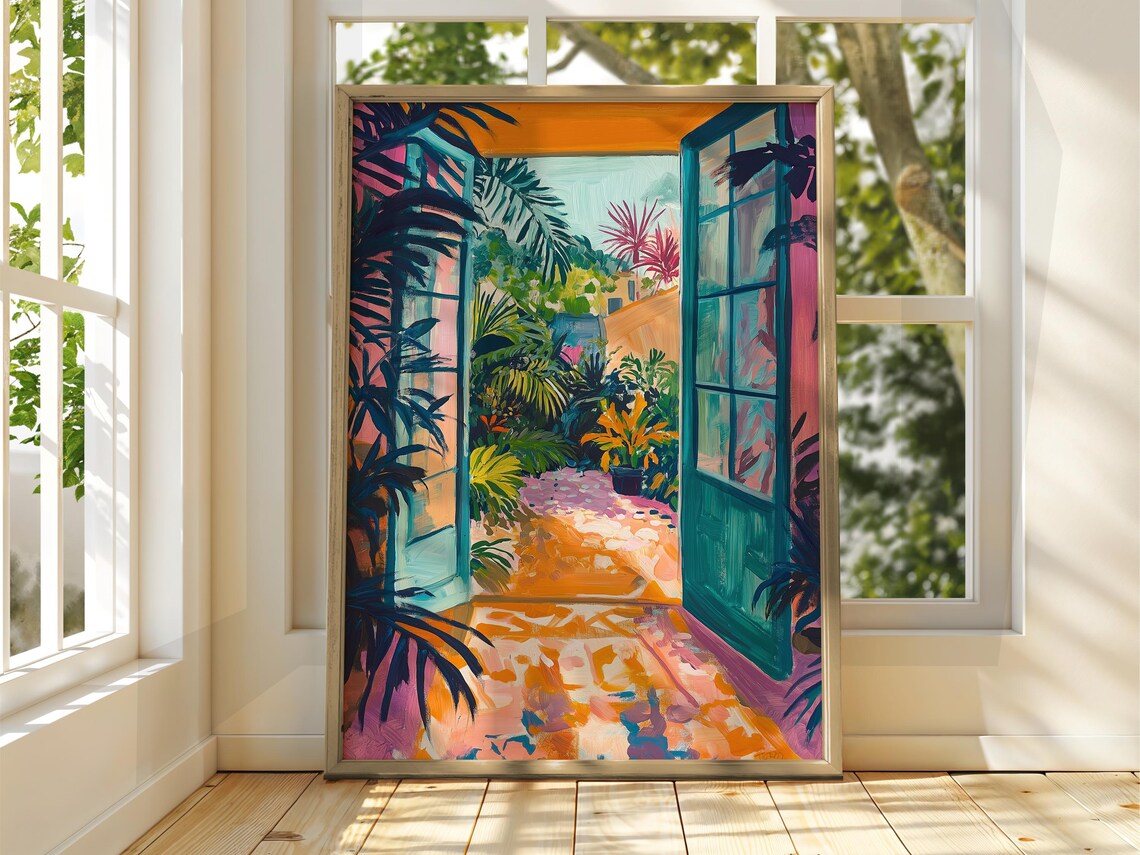 Henri Matisse Patio Doors, Fauvism Art Print