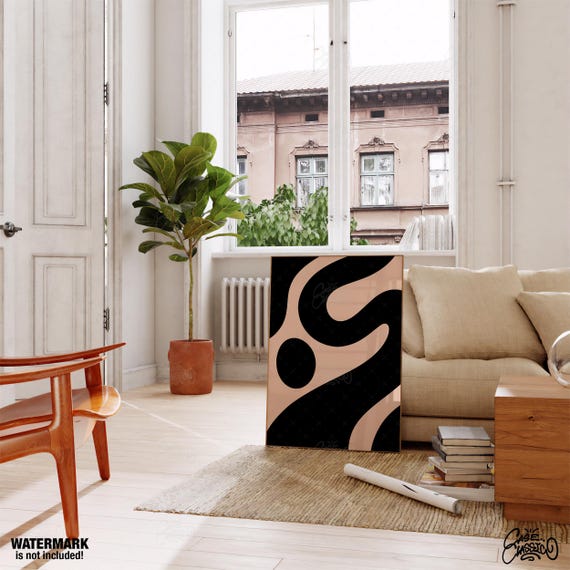 Abstract Art Print Trendy Wall Art Minimalist Art Modern Art Print Neutral Wall Art Aura Poster Minimalist Wall Art Abstract Wall Art