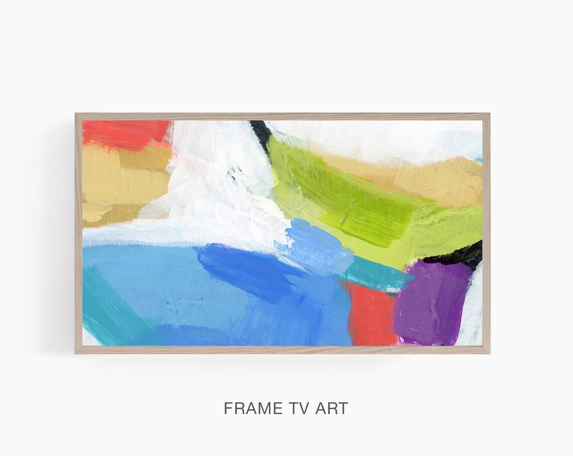 Abstract Painting Modern Art Print, Abstract & Modern