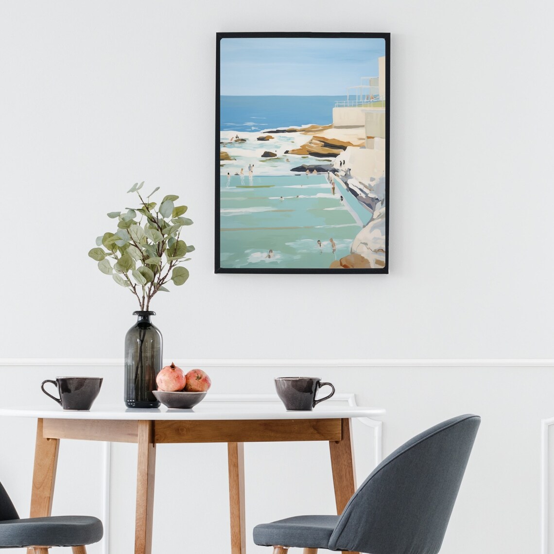 Bondi Beach and Icebergs Pool Australian Travel Poster - Image 2
