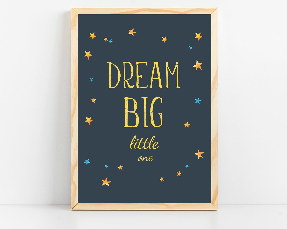 Outer Space Nursery Art Print for Kids Room Decor - Image 4