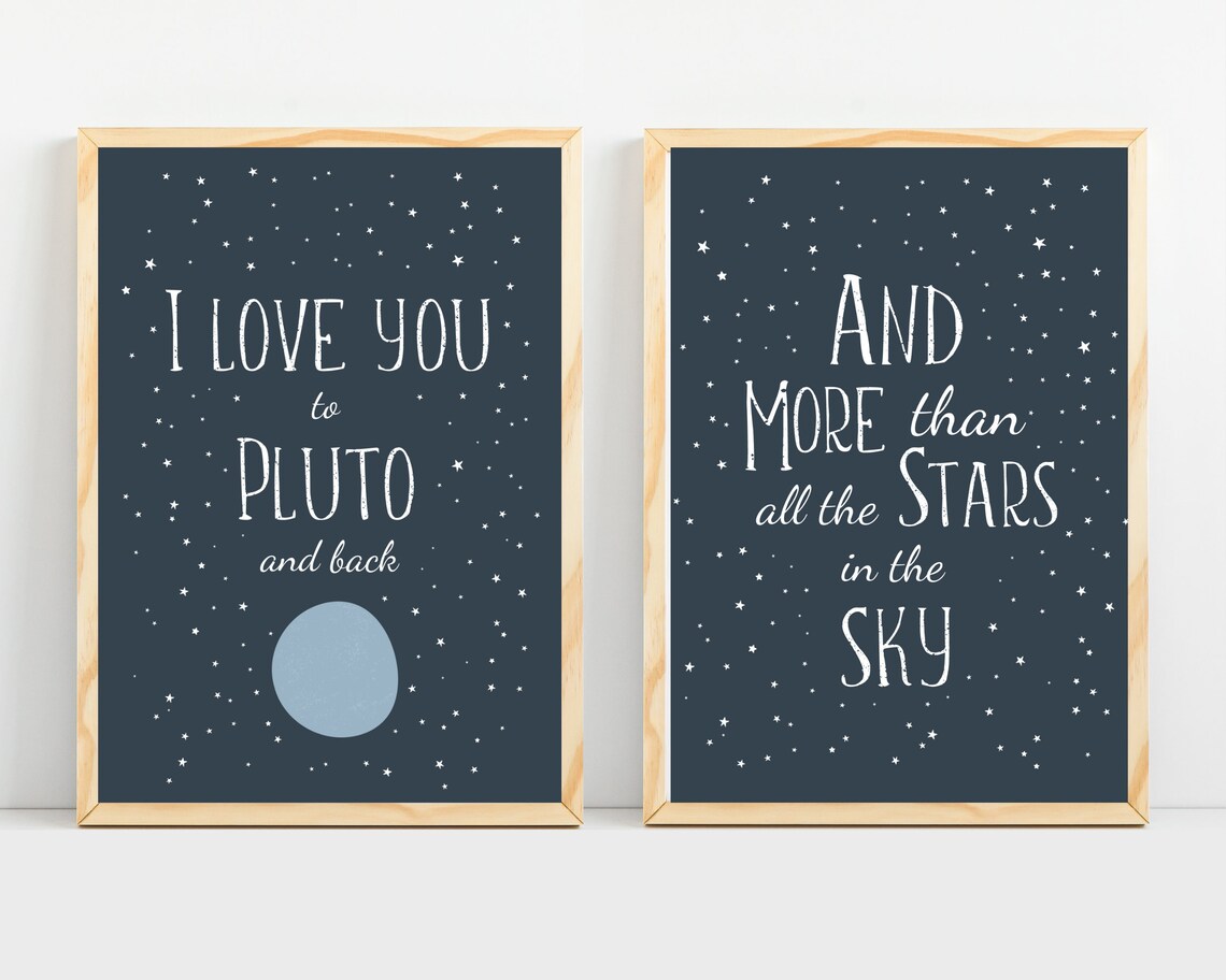 Space Themed Nursery Prints, Outer Space Poster - Image 5