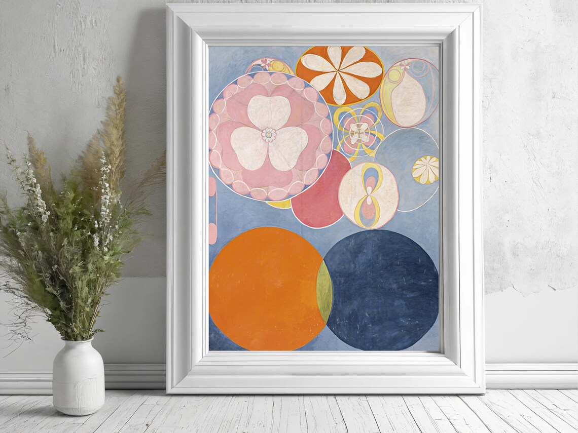 Hilma af Klint Childhood Abstract Spiritual Circle Art Poster - Image 2