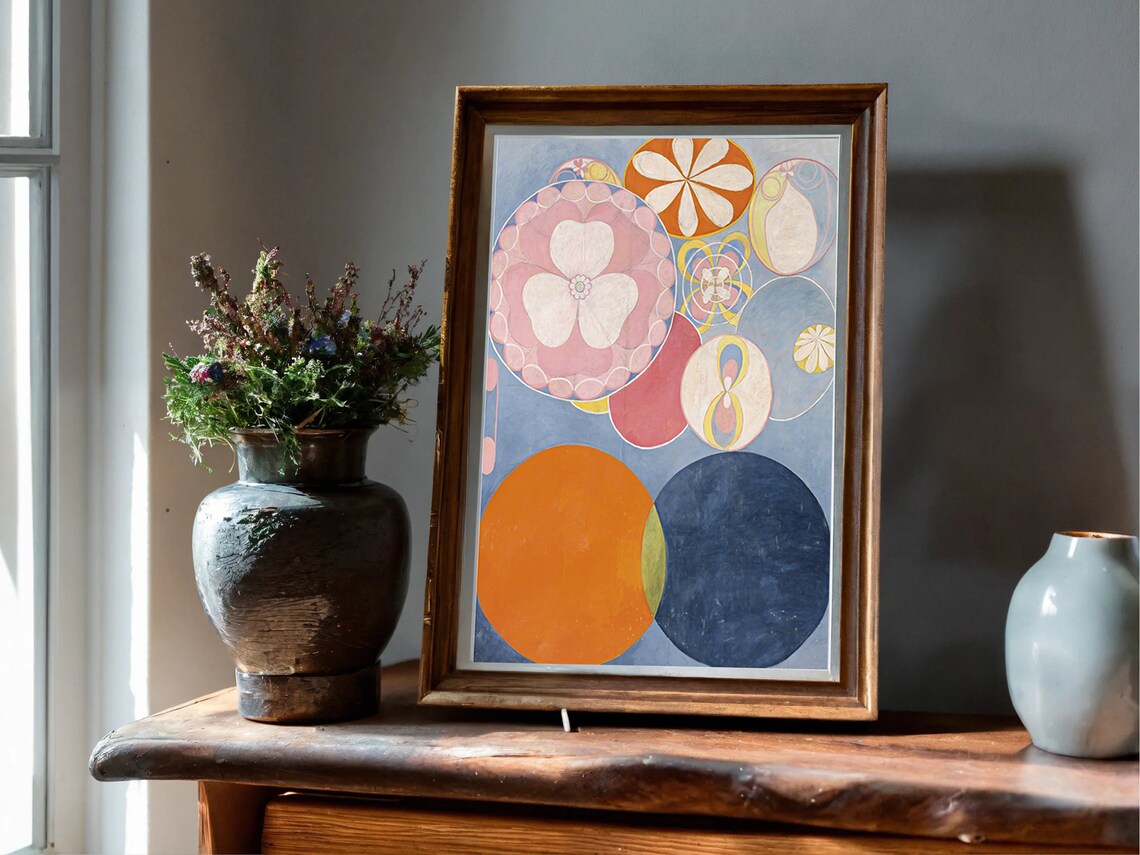 Hilma af Klint Childhood Abstract Spiritual Circle Art Poster - Image 5