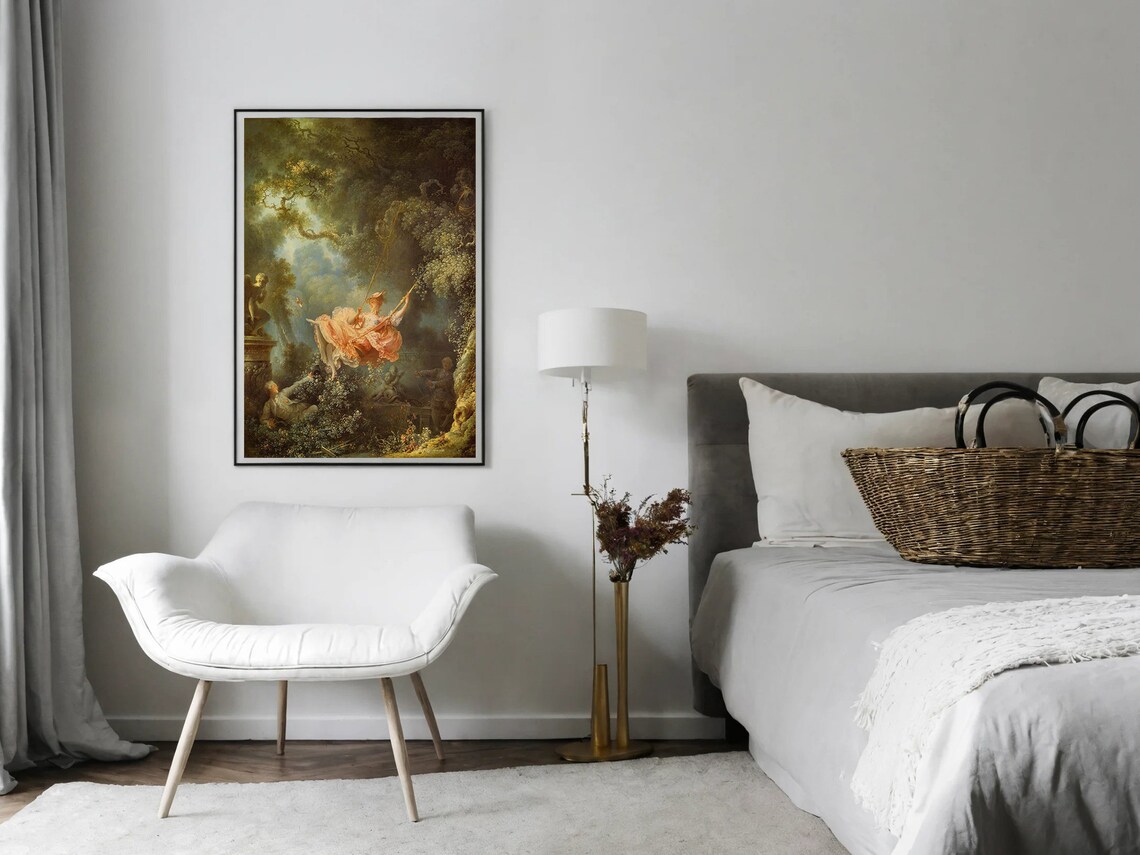 Jean Honore Fragonard The Swing Rococo Garden Romance Painting Poster - Image 6