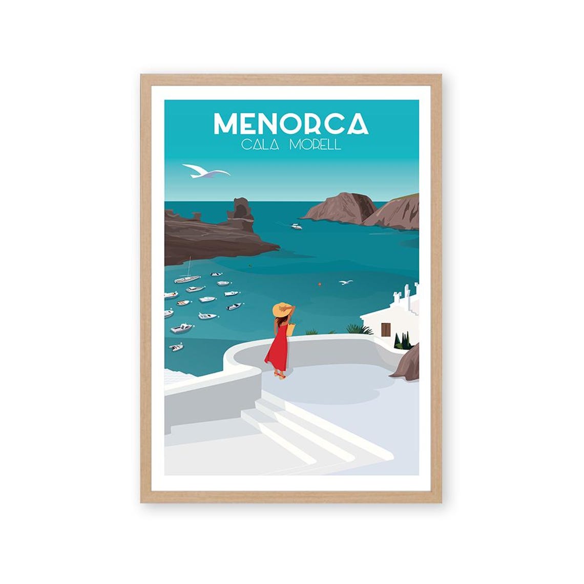 Cala Morell Menorca Poster