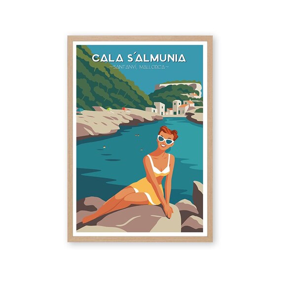 Cala Almunia Mallorca Travel Poster