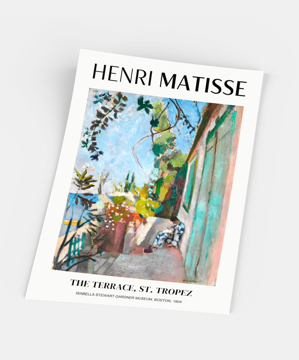 Henri Matisse The Terrace St Tropez 1904 Fauvist Color Poster - Image 5