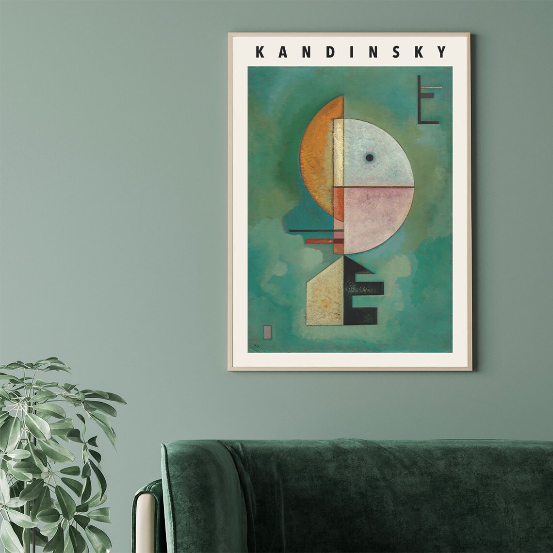 Kandinsky Upward Abstract Art Poster, Exhibition Print - Image 3