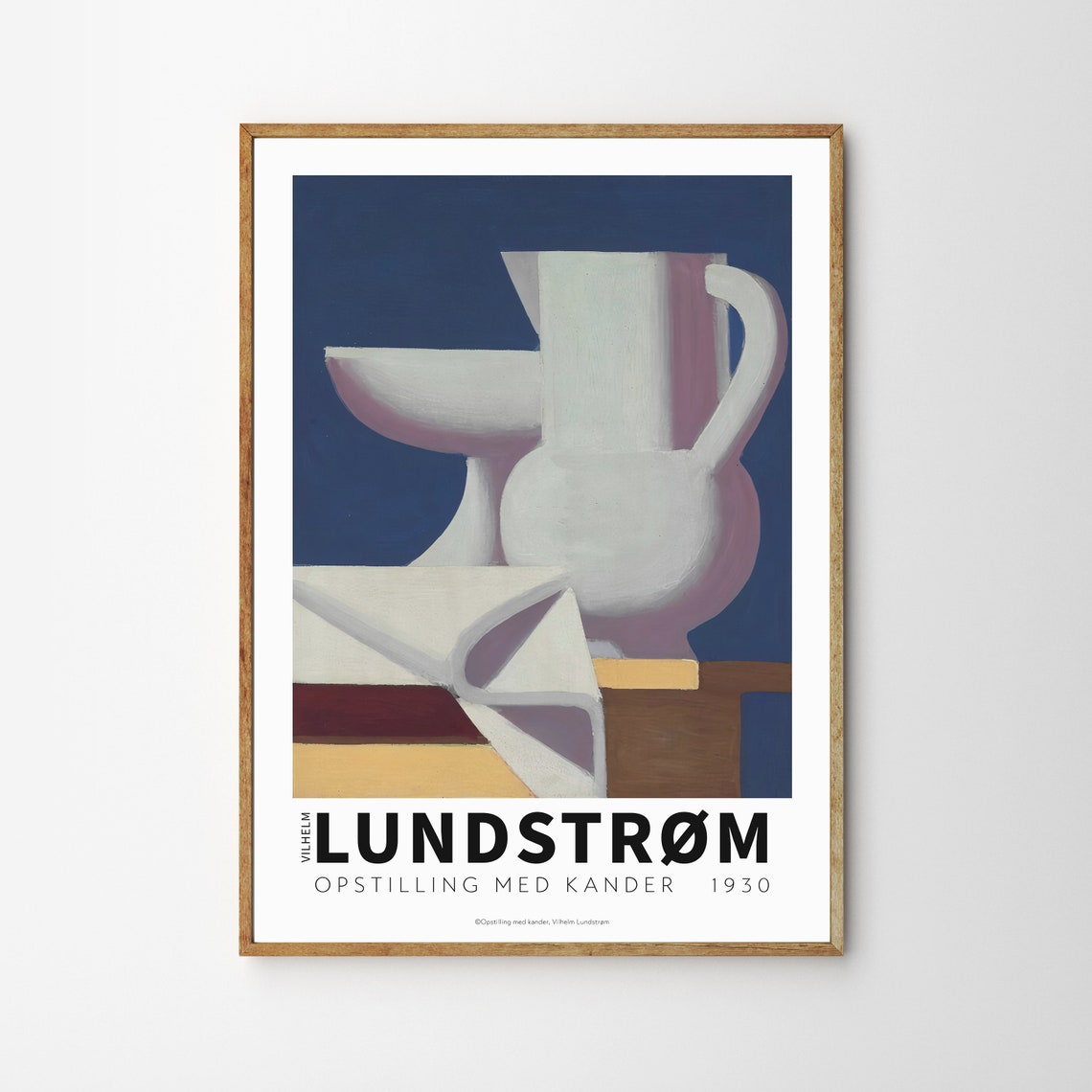 Vilhelm Lundstrøm Opstilling Med Kander 1930 Still Life Poster - Image 4