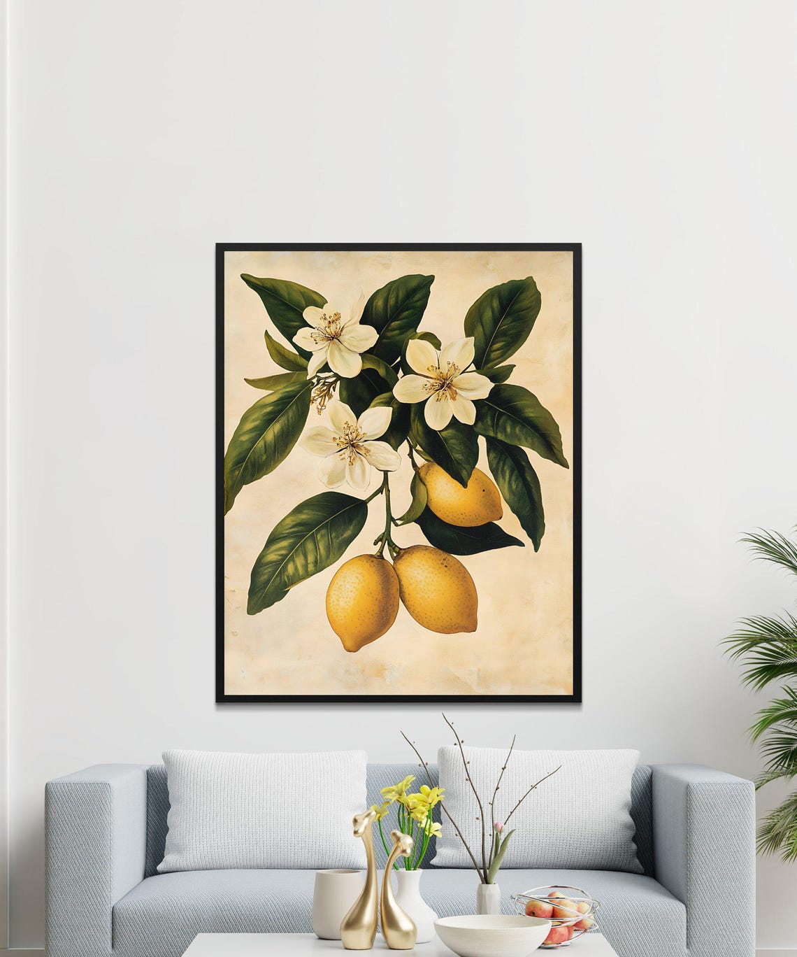Trendy Lemon Wall Art Kitchen Decor Fruit Home Print For Your Space - Image 5