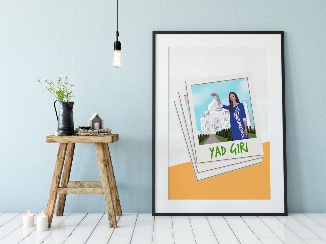 Yad Giri Indian Desi Art Print - Image 3