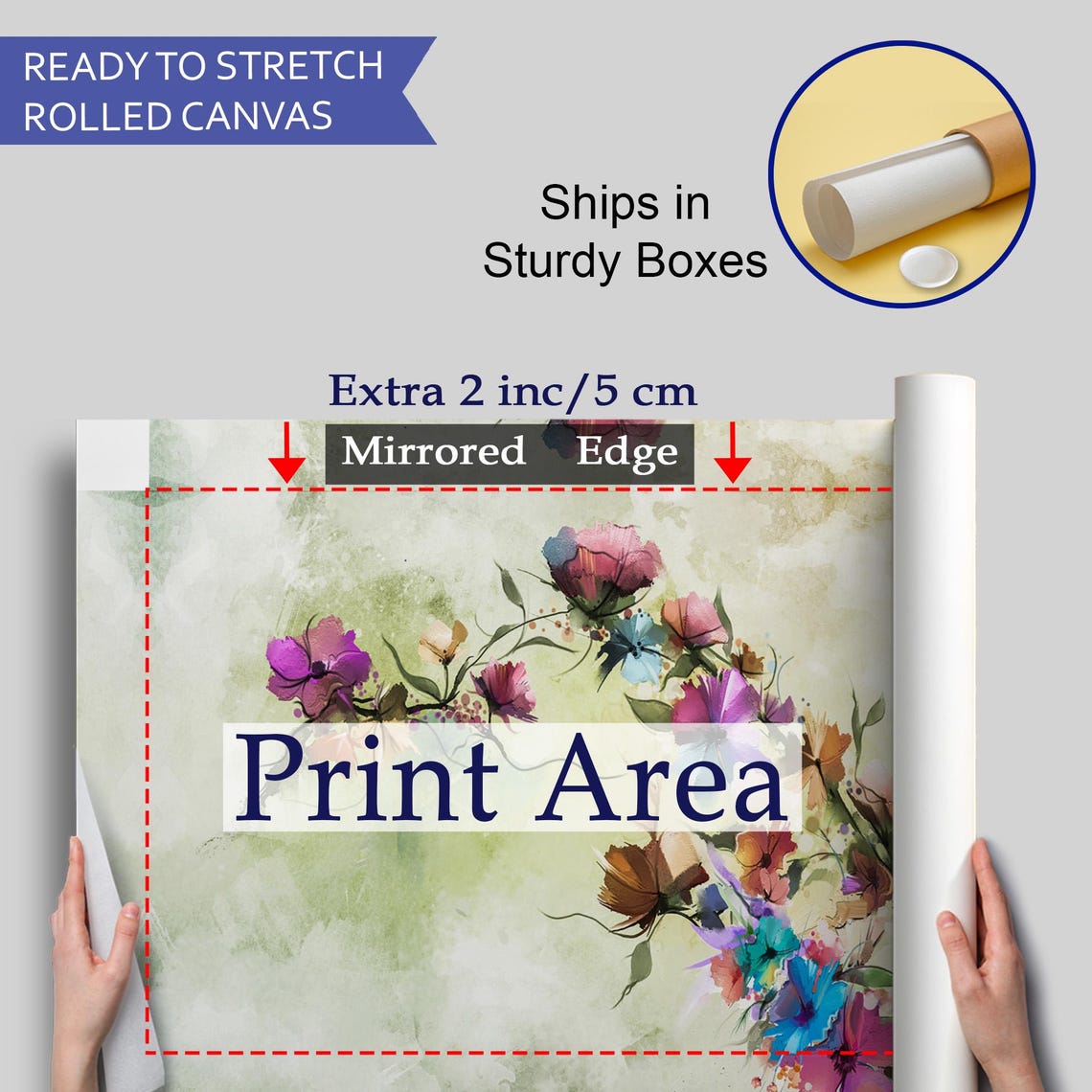 Abstract Spring Blossom Branch Watercolor Delicate Floral Art Poster - Image 4