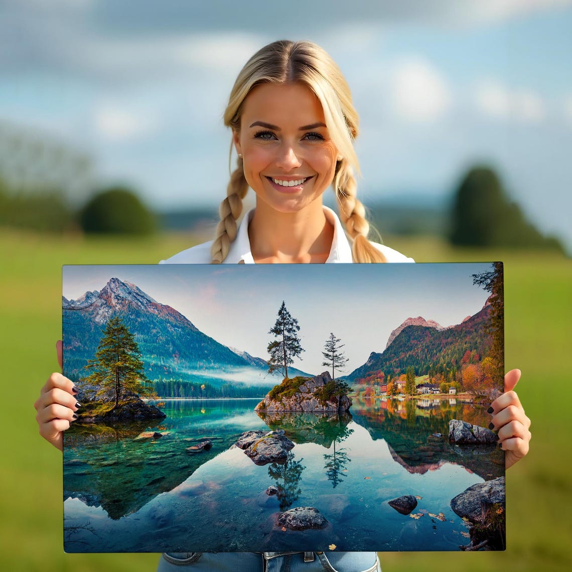 Hintersee Lake Germany Decorative Wall Art Nature Decor Nature Print Nature Wall Decor Nature Art - Image 5