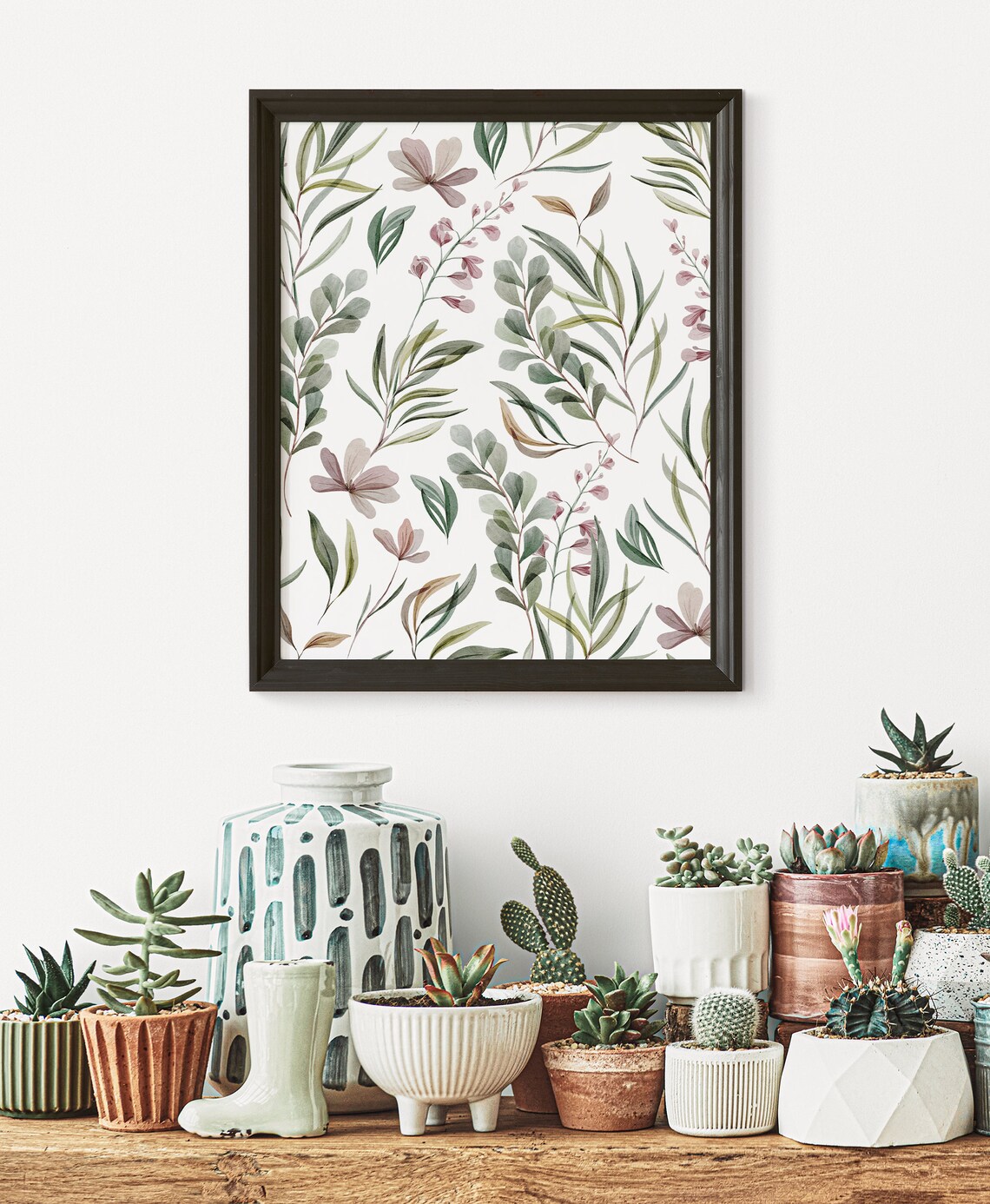Watercolor Botanical Spring Decor Wall Art Print - Image 2