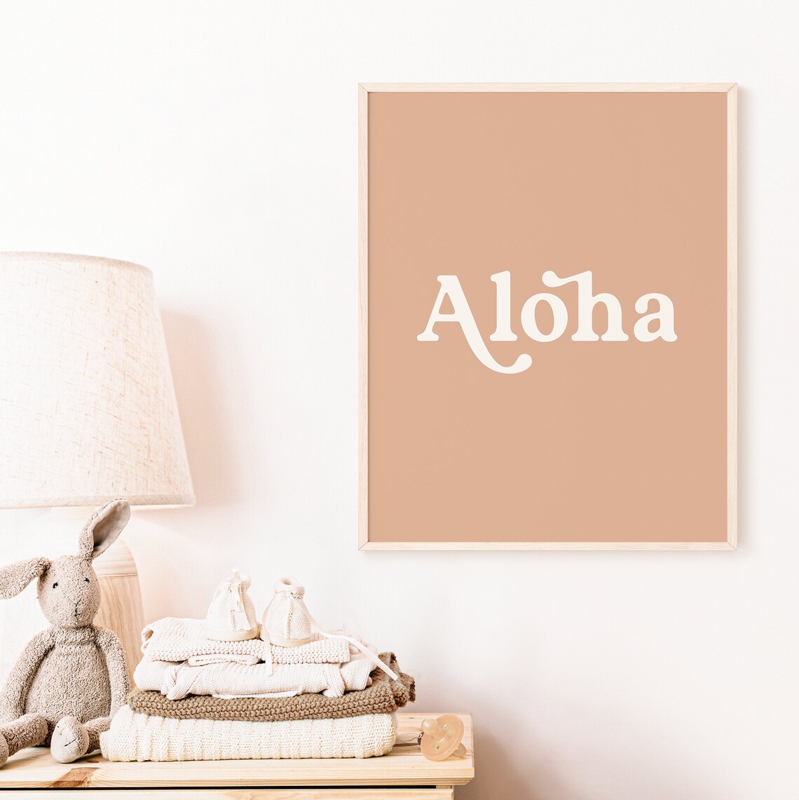 Aloha Boho Beach Nursery Decor, Hawaii Art Print - Image 3