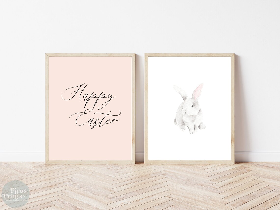 Easter Sign, Happy Easter Decorations Art Print - Image 5